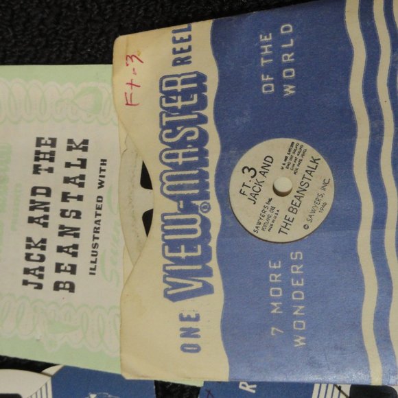 VTG lot 7 View Master reals, Christmas,jack and bean stock~EUC~Collectable - Picture 2 of 5